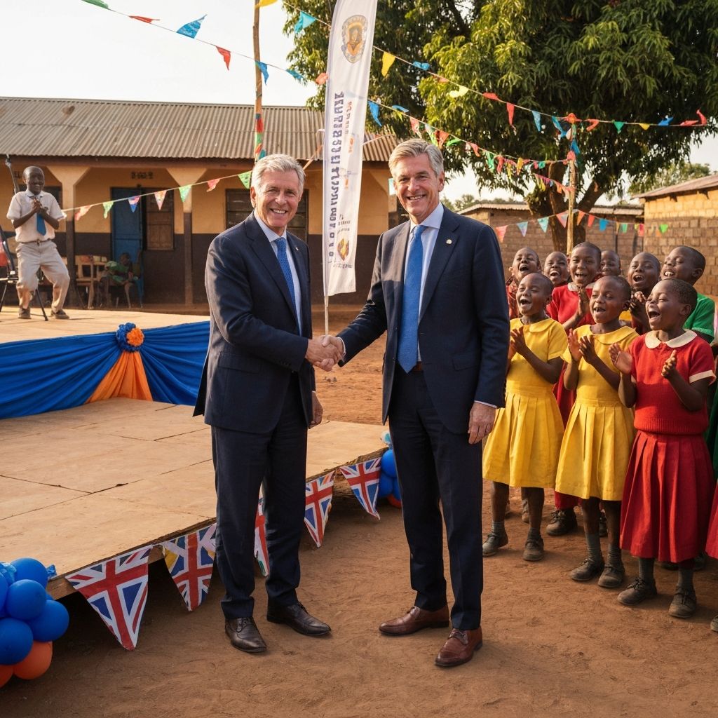 Visite de l'ambassadrice de Grande Bretagne à l'ISBEA